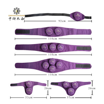 Direkte oder indirekte Moxibustion Moxibustionswerkzeuge in verschiedenen Größen in gelbbraunem Farbton