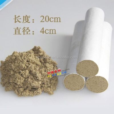 Schwarze reine Moxa-Rollen für Moxibustion Moxibustion von Körperakupunkturpunkten Natürliche Kräuterrollen zur Förderung von Gesundheit und Management