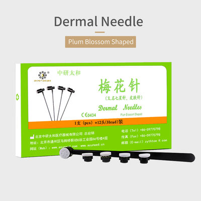 Stern-Nadel-Akupunktur ISO13485 Plum Blossom 7 mit 12 austauschbaren Köpfen