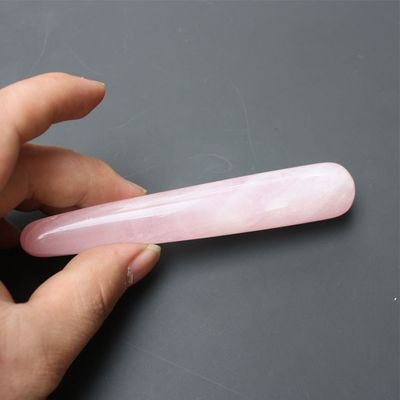 Qualität  Acupuncture Pink Crystal Massage Stick Quartz Beauty Body Relaxation Fabrik