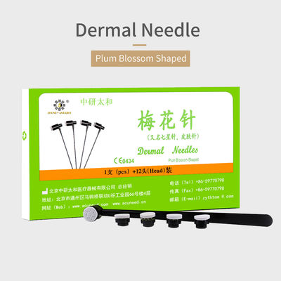 Qualität  ISO13485 Plum Blossom 7 Star Needle Acupuncture With 12 Replaceable Heads Fabrik