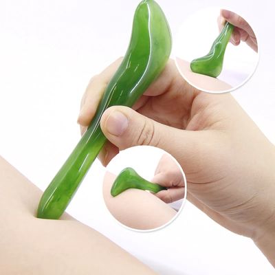 Jade Stein Guasha Massagetool für den Körper Ergonomische Platten-Scraping-Tool GB 2024-2016