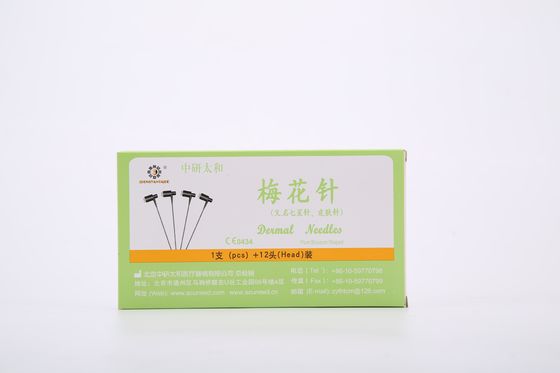 Traditionelle Chinesische Medizin Zhongyan Blossom Nadel 12 Nadeln Box Akupunktur Ausrüstung Geeignet für Klinische und Therapeutische Zwecke
