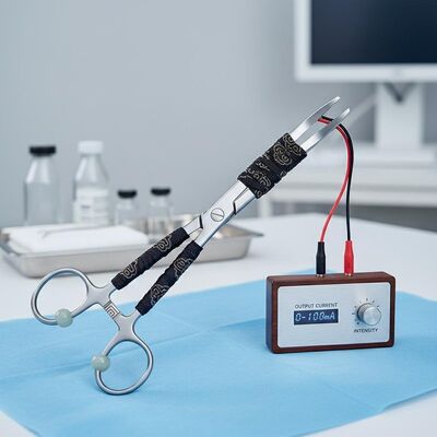 Hämostatische Zangen, herkömmliche chinesische Medizin-Geräte, die einen Ausgangsstrom von 0-100mA liefern, die Leistung in der medizinischen Praxis gewährleisten