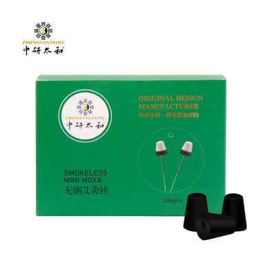 Moxibustion verbessert den Körper Entgiftung verbessert das Wohlbefinden lindert die Symptome Kräutertherapie