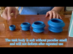 Natürliche Silikagel Kautschukbecher Chinesische Medizin Gesundheit Fitness Massage Therapie