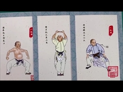 Kreative chinesische Medizin Kultur Postkarte